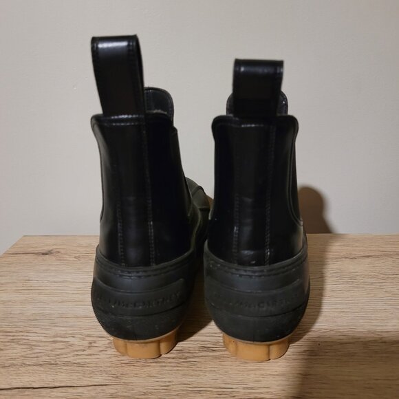 Stella McCartney Black Duck City Chelsea Boots SZ 38 (8) - Picture 3 of 4